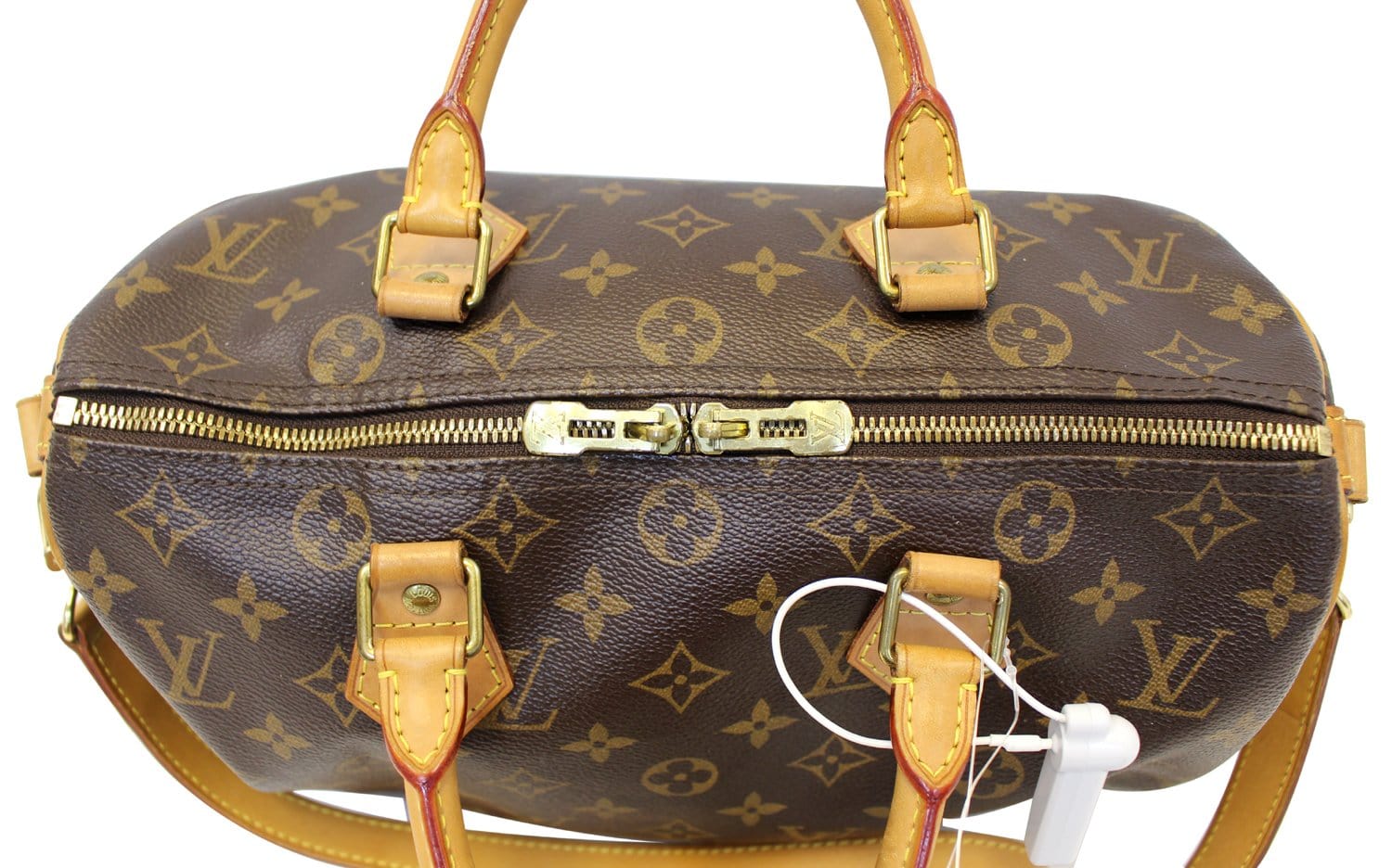 Louis Vuitton Classic Monogram Speedy 30 Bandouliere Bag – Italy