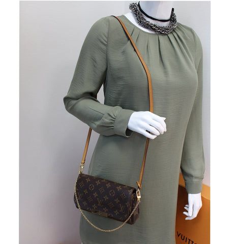 Louis Vuitton Favorite PM Monogram Canvas Crossbody Bag women