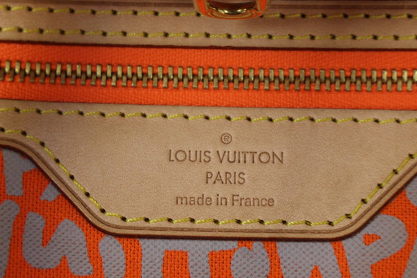 LOUIS VUITTON Limited Edition Orange Stephen Sprouse Graffiti Neverfull GM