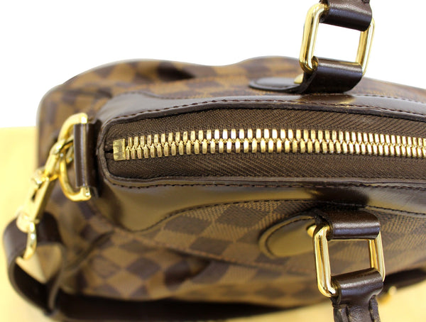 LOUIS VUITTON Damier Ebene Trevi PM Brown Shoulder Bag