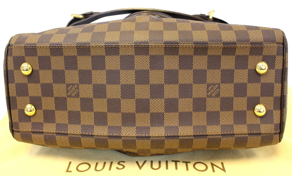 LOUIS VUITTON Damier Ebene Trevi PM Brown Shoulder Bag