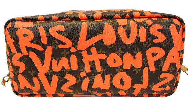 LOUIS VUITTON Limited Edition Orange Stephen Sprouse Graffiti Neverfull GM