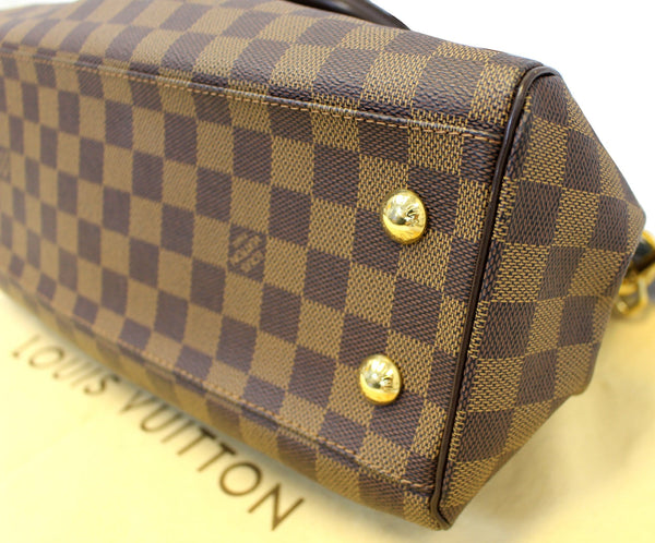 LOUIS VUITTON Damier Ebene Trevi PM Brown Shoulder Bag