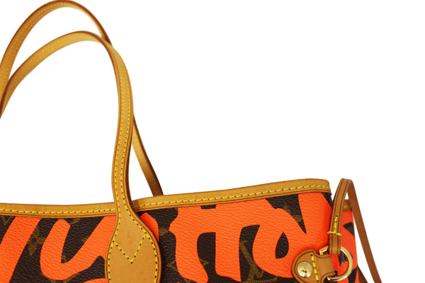 LOUIS VUITTON Limited Edition Orange Stephen Sprouse Graffiti Neverfull GM