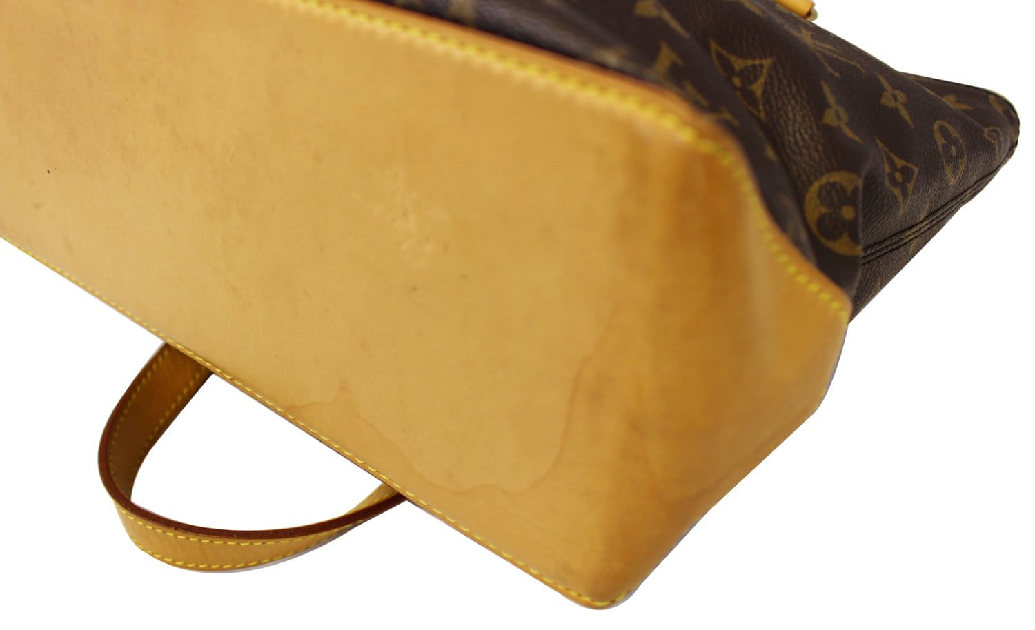 Auth Louis Vuitton Monogram Cabas Piano Tote Bag Hand Bag M51148 Used