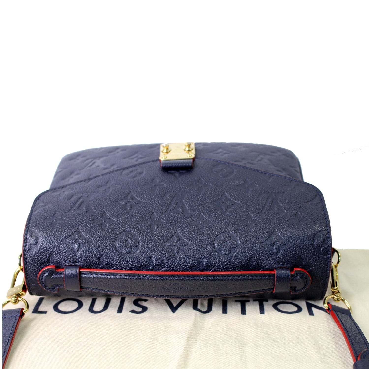 Louis Vuitton Pochette Metis Empreinte with a Wallet. Turquoise <3
