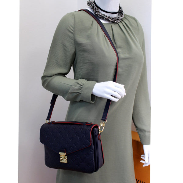 Louis Vuitton Pochette Metis Empreinte Crossbody Bag for women
