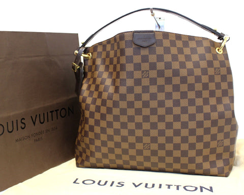 LOUIS VUITTON Graceful MM Damier Ebene  Shoulder Bag