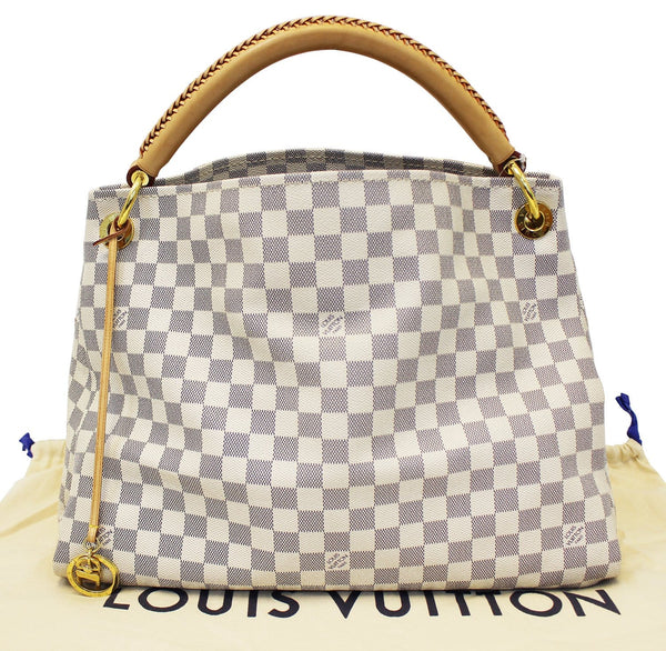 Louis Vuitton Artsy MM - Lv Shoulder Handbag Damier Azur on sale