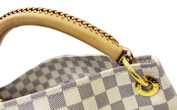 Louis Vuitton Artsy MM - Lv Shoulder Handbag Damier Azur leather