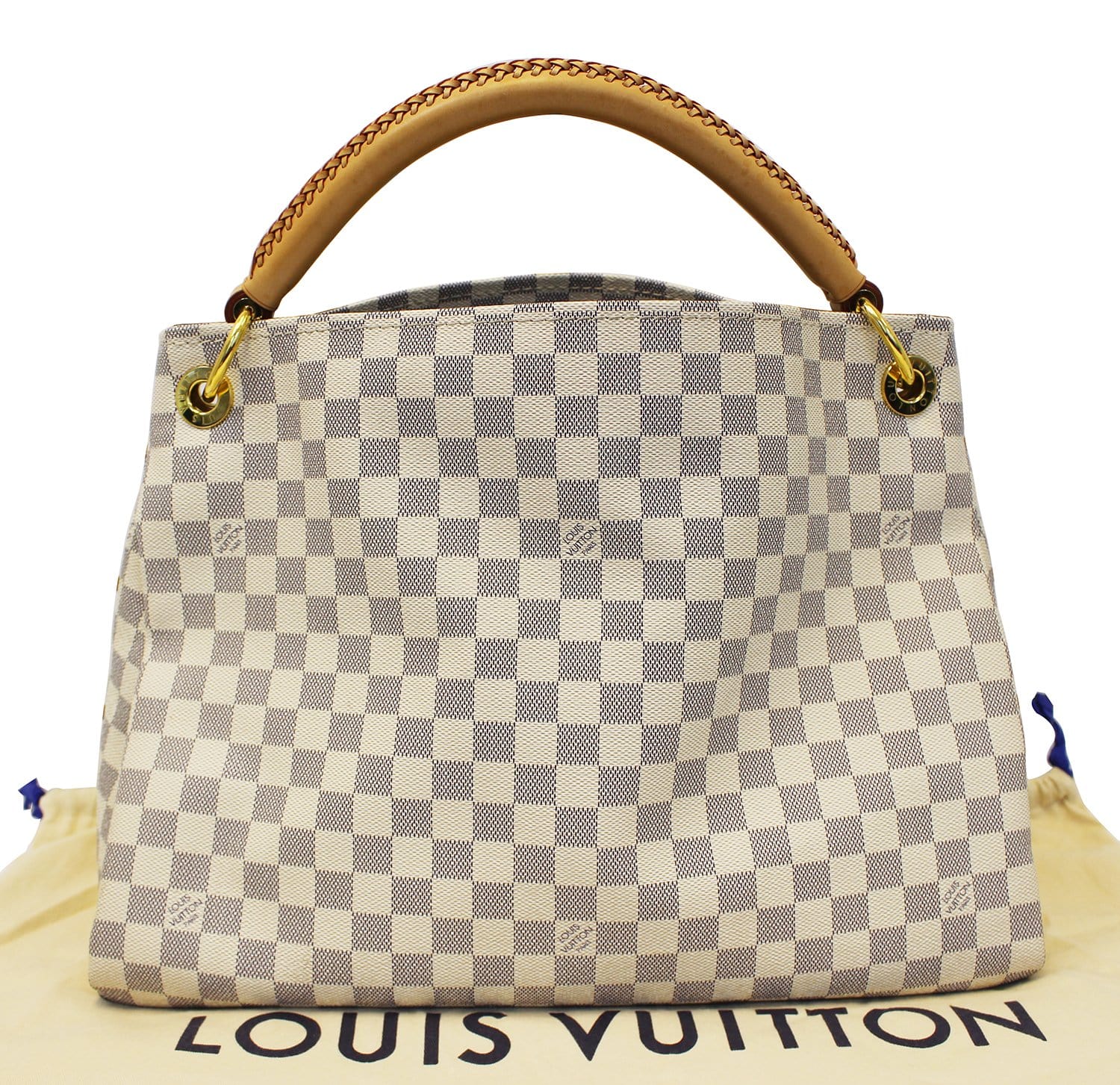 Louis Vuitton Artsy MM Damier Azur Shoulder Bag Women