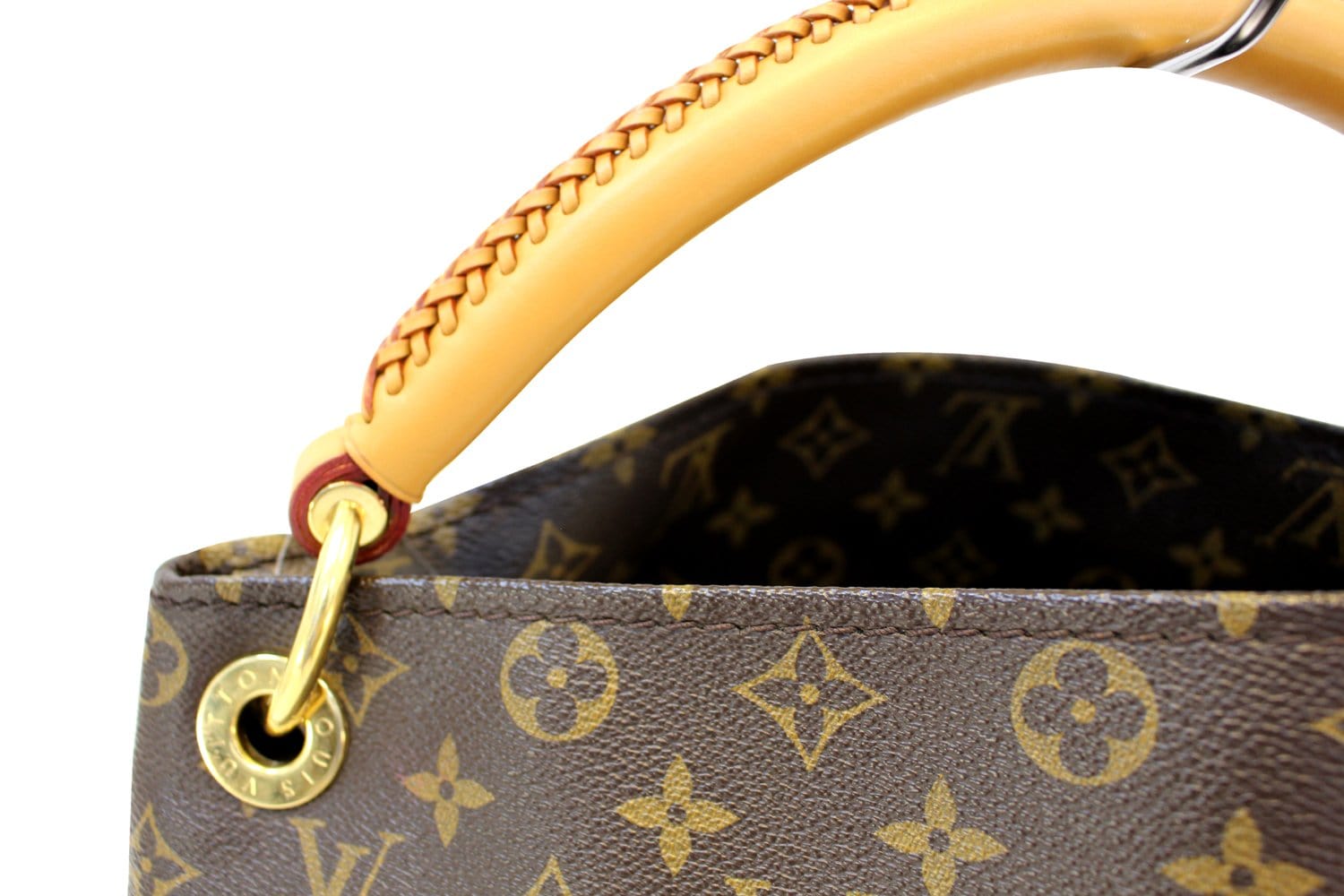 braided leather purse strap for lv artsybag