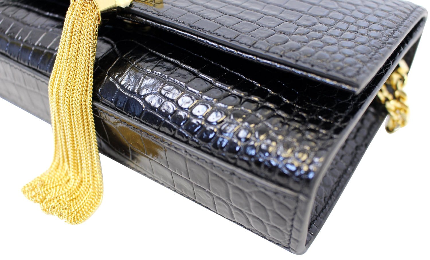 Louis Vuitton 2009 Exotic Alligator Chain Link Crossbody Bag