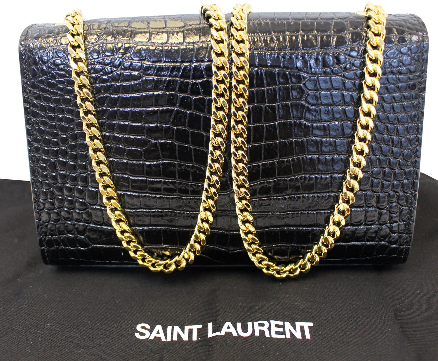Yves Saint Laurent Golden Clutch with Tassels