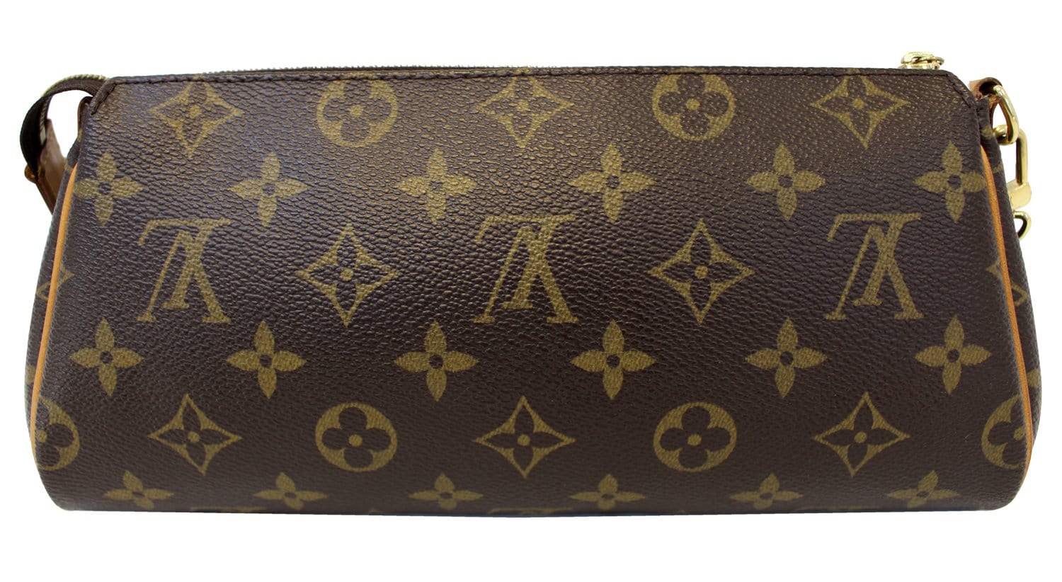 Louis Vuitton Shoulder Bag Pochette - Eva LV Logo Monogram Gold Chain  Handbag at 1stDibs