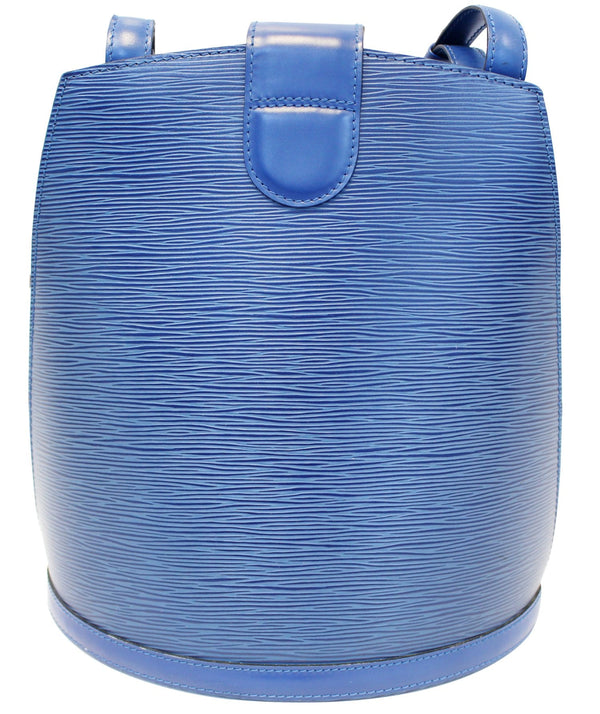 LOUIS VUITTON Epi Leather Blue Cluny Shoulder Bag