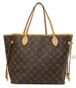 LOUIS VUITTON Monogram Canvas Neverfull MM Tote Shoulder Bag