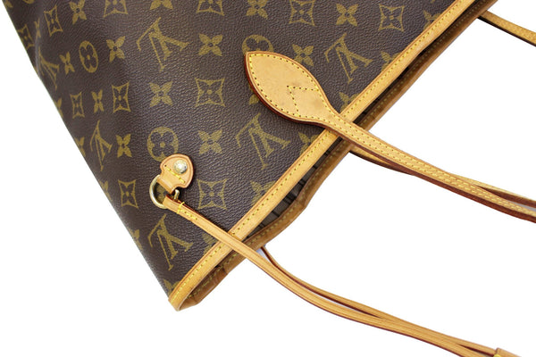 LOUIS VUITTON Monogram Canvas Neverfull MM Tote Shoulder Bag