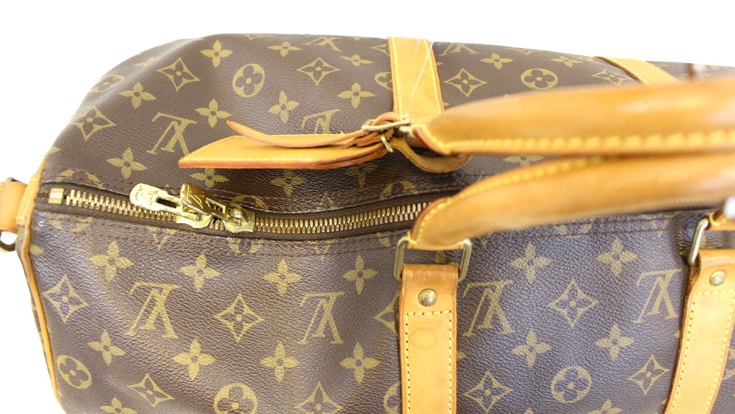 Louis Vuitton Keepall Bandouliere Bag Monogram Mirror Coated Canvas 50 at  1stDibs