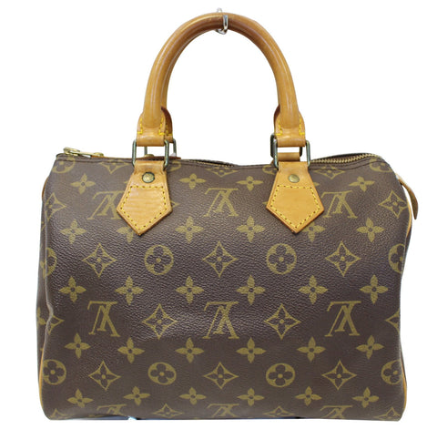 LOUIS VUITTON Monogram Canvas Speedy 25 Satchel Bag