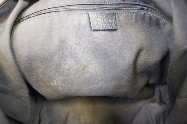 GUCCI Black GG Nylon Tote Shoulder Bag with Matching Wallet