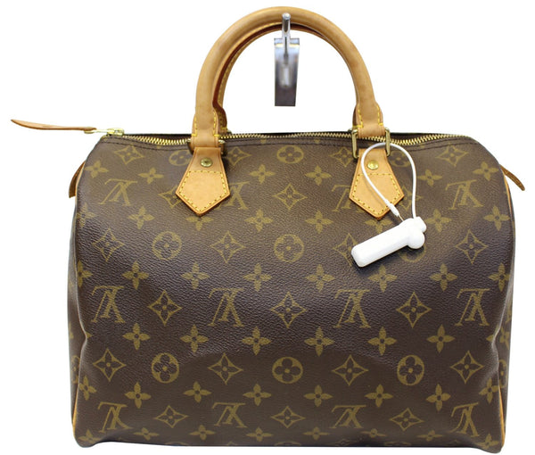LOUIS VUITTON Monogram Canvas Speedy 30 Satchel Bag