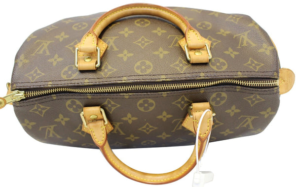 LOUIS VUITTON Monogram Canvas Speedy 30 Satchel Bag