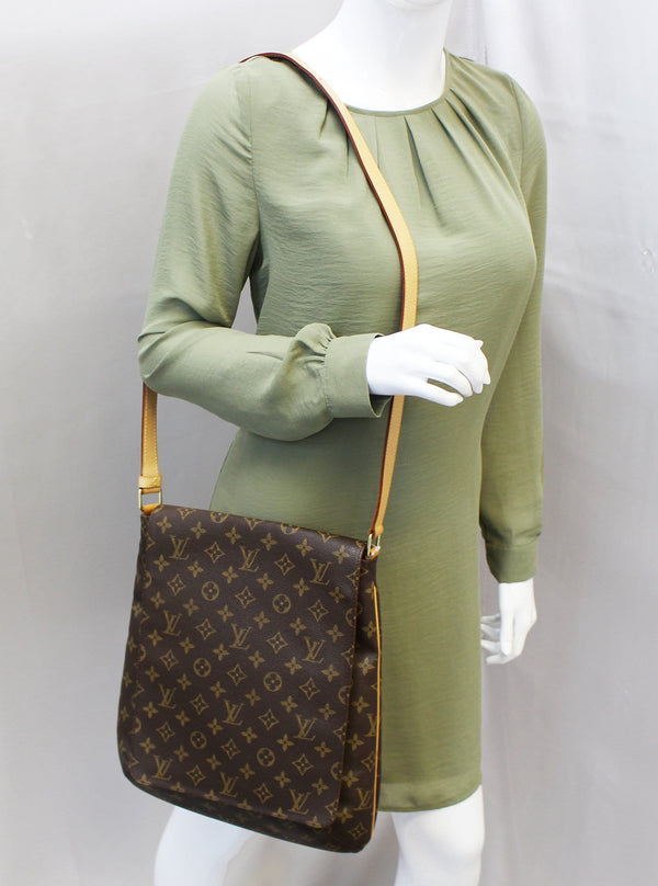 LOUIS VUITTON Musette Salsa GM Monogram Crossbody Shoulder Bag