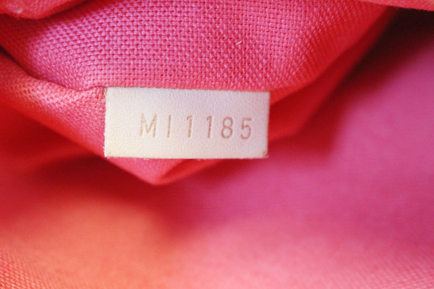 Louis Vuitton Delightful Damier azur, Hot Pink Interior, Discontinued Tan -  $1100 (65% Off Retail) - From Emmaline