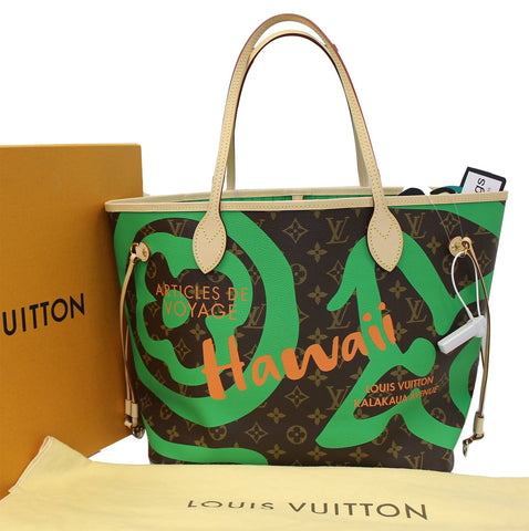 LOUIS VUITTON Neverfull MM Monogram Tahitienne Hawaii  Shoulder Bag