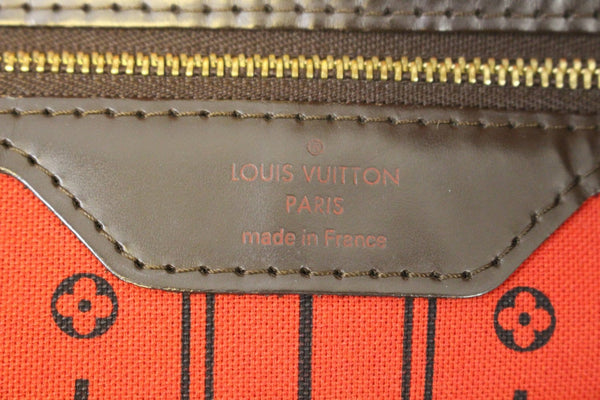 LOUIS VUITTON Damier Ebene Neverfull MM Shoulder Bag