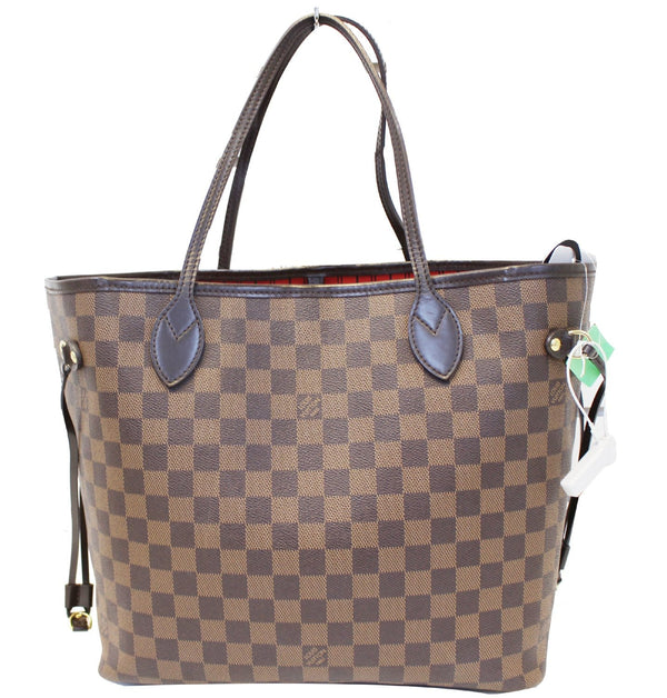 LOUIS VUITTON Damier Ebene Neverfull MM Shoulder Bag