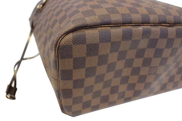 LOUIS VUITTON Damier Ebene Neverfull MM Shoulder Bag