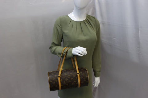 Louis Vuitton Monogram Canvas Papillon 30 Satchel Purse - Sale