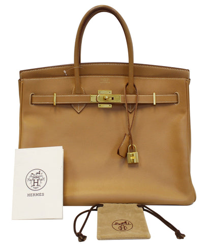 HERMES Birkin 35cm Alezan Epsom Leather Gold Hardware Bag - Final Call