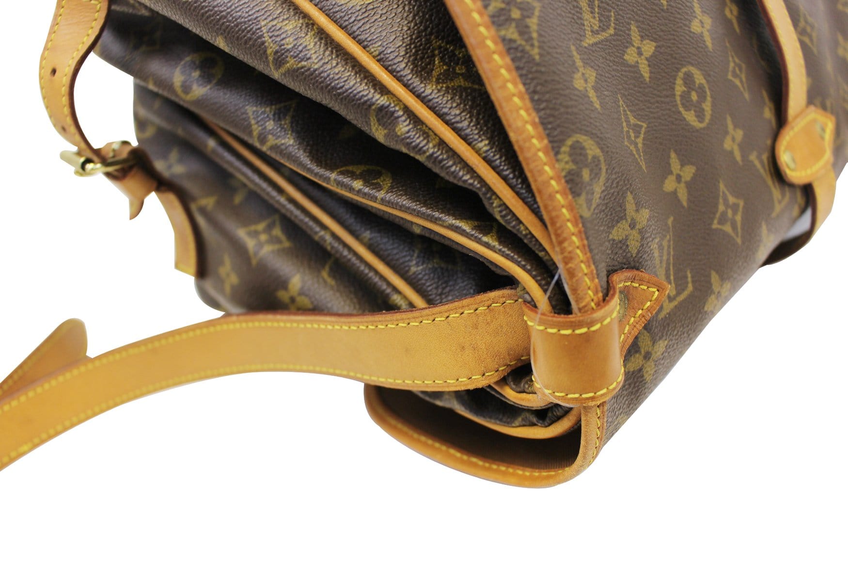 Louis Vuitton Saumur 35 Monogram Crossbody Canvas Messenger Purse Bag LV  GREAT