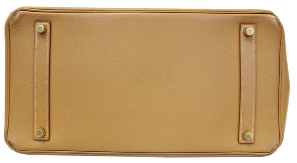 HERMES Birkin 35cm Alezan Epsom Leather Gold Hardware Bag
