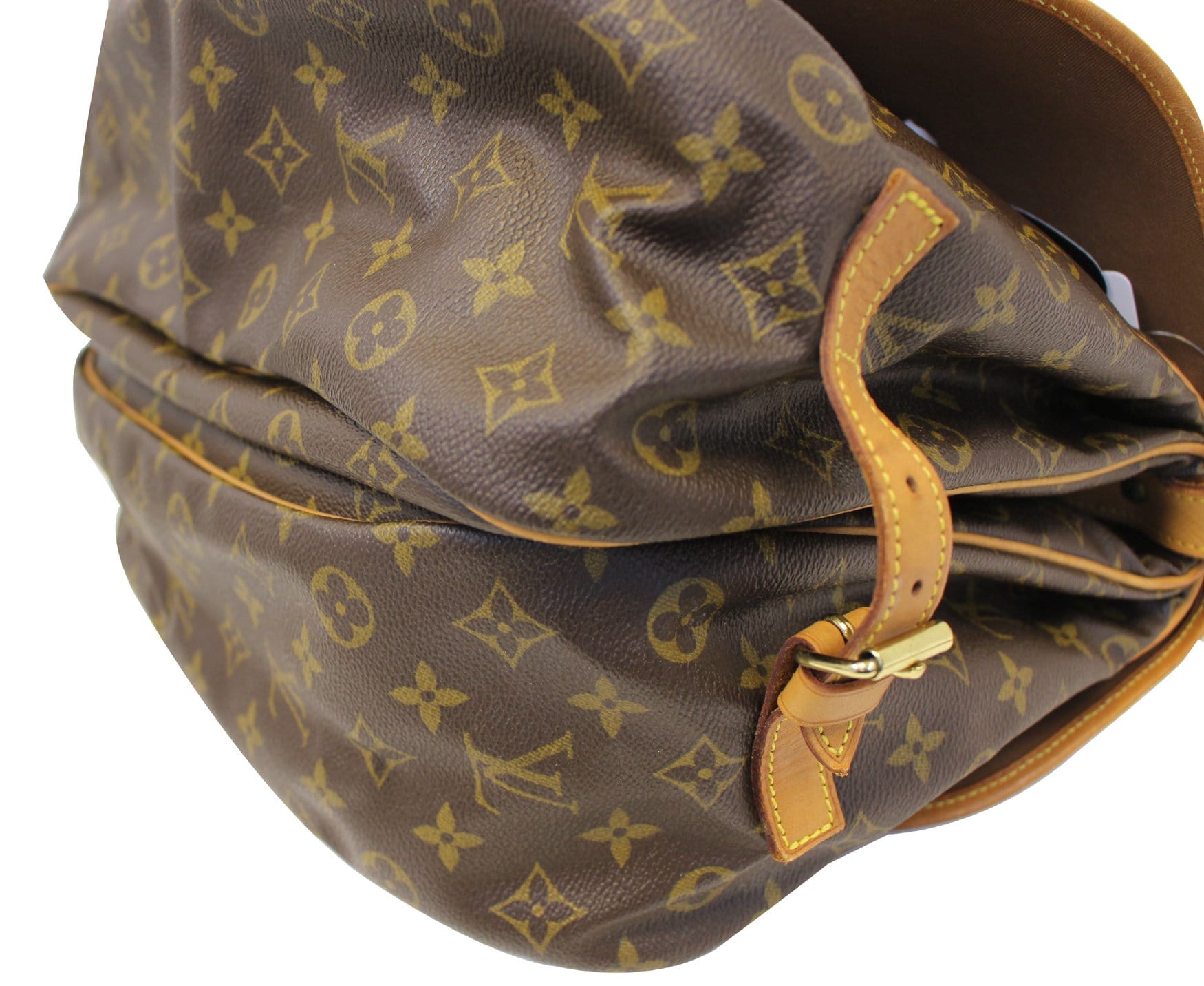 Louis Vuitton Marin Brown Canvas Shoulder Bag (Pre-Owned)