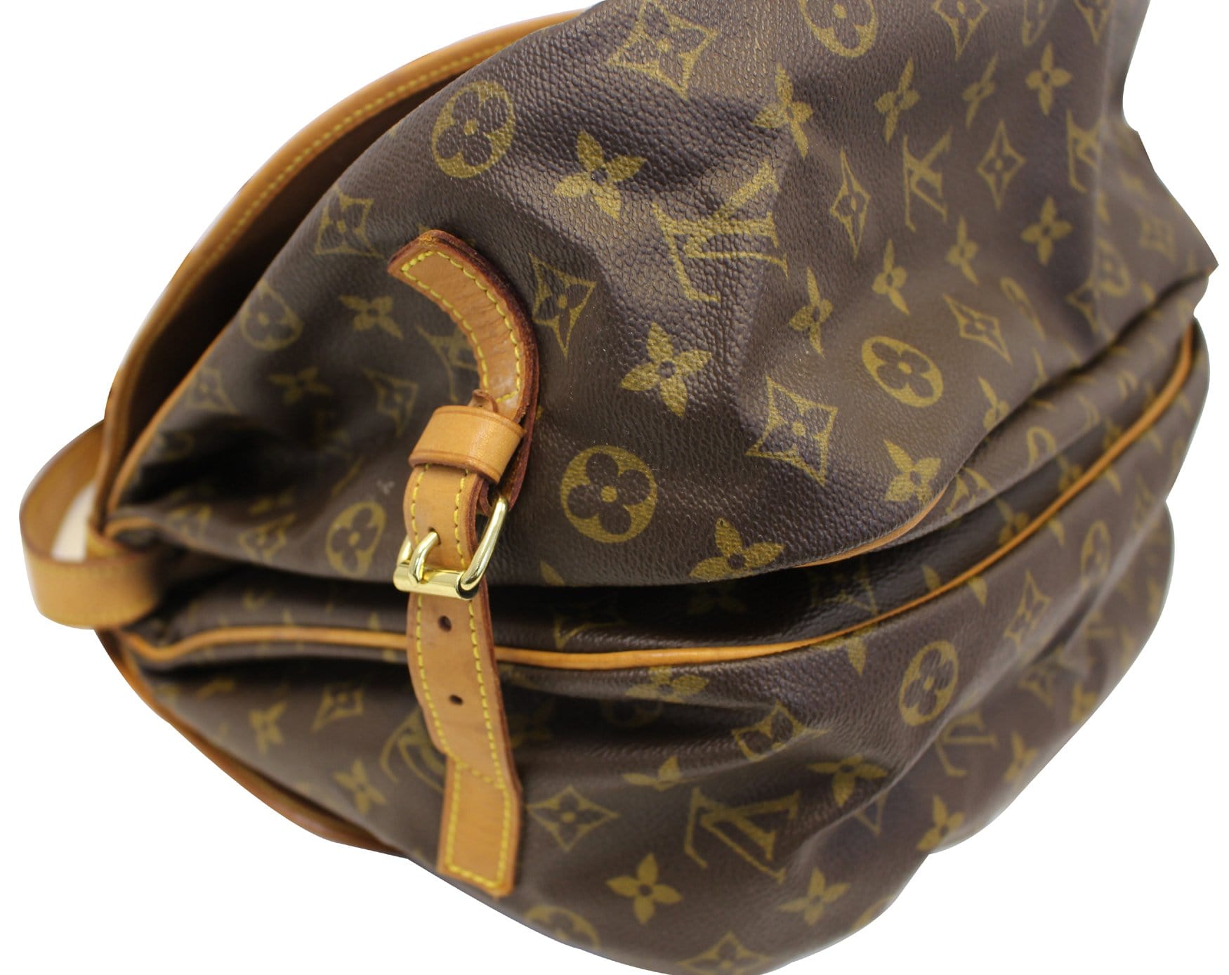 Louis Vuitton Monogram Saumur 35 Messenger Bag – Louis Lady