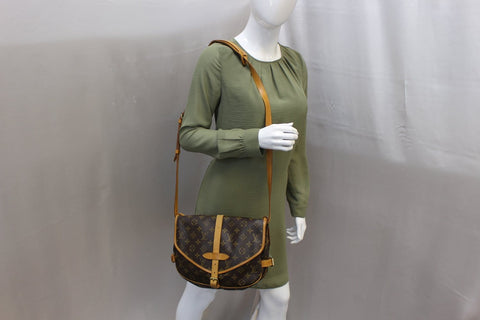 LOUIS VUITTON Monogram Canvas Saumur 30 Shoulder Bag
