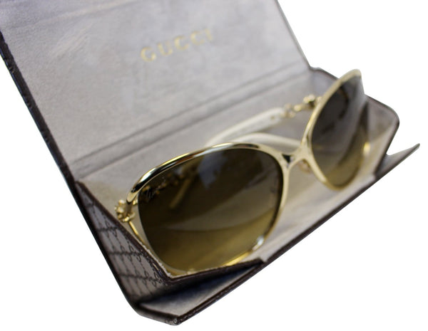 GUCCI Women's GG 4250/N/S Gold/Brown Gradient Sunglasses 