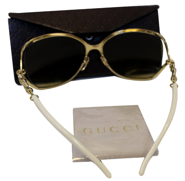 GUCCI Women's GG 4250/N/S Gold/Brown Gradient Sunglasses 