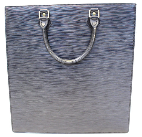LOUIS VUITTON Epi Leather Black Sac Plat Satchel Bag - Last Call
