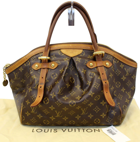 LOUIS VUITTON Tivoli GM Monogram Canvas Shoulder Bag Brown