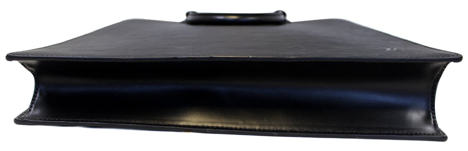 Upcycled Sac Plat Epi Black ‣ APDB Bags and Restoration