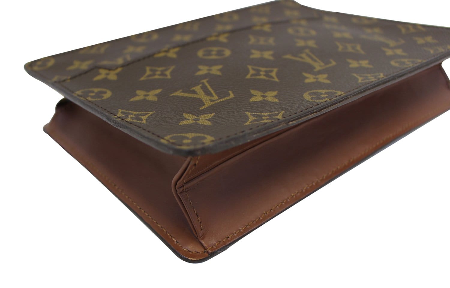 Louis Vuitton Monogram Pochette Homme Clutch Bag Accessories Bag M51795  Brown