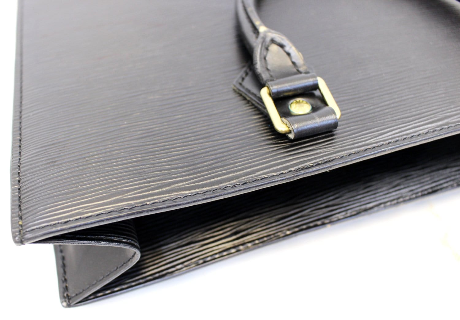 Louis Vuitton Black Silver Epi Leather Neo Robusto Briefcase