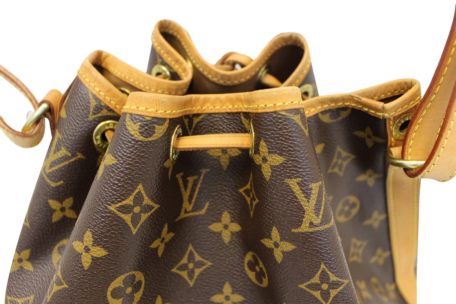 Louis Vuitton Bicolor Brown Noe Large Shoulder strap bag at 1stDibs