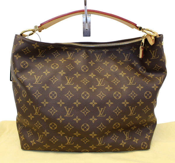 LOUIS VUITTON Sully MM Monogram Canvas Brown Shoulder Bag