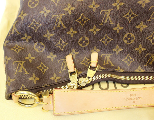 LOUIS VUITTON Sully MM Monogram Canvas Brown Shoulder Bag